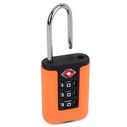 Babyhug Secure 3-Digit Luggage TSA Lock ??Black Lightweight Travel Lock Durable Combination Lock for Bags & Suitcases Compact & Easy to Use Free Size Number Lock.