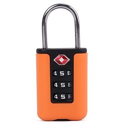Babyhug Secure 3-Digit Luggage TSA Lock ??Black Lightweight Travel Lock Durable Combination Lock for Bags & Suitcases Compact & Easy to Use Free Size Number Lock.