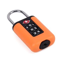 Babyhug Secure 3-Digit Luggage TSA Lock ??Black Lightweight Travel Lock Durable Combination Lock for Bags & Suitcases Compact & Easy to Use Free Size Number Lock.