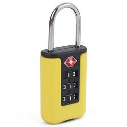 Babyhug Secure 3-Digit Luggage TSA Lock ??Black Lightweight Travel Lock Durable Combination Lock for Bags & Suitcases Compact & Easy to Use Free Size Number Lock.