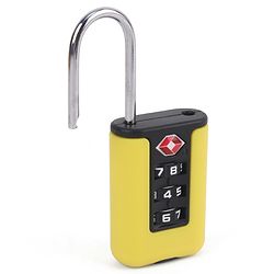Babyhug Secure 3-Digit Luggage TSA Lock ??Black Lightweight Travel Lock Durable Combination Lock for Bags & Suitcases Compact & Easy to Use Free Size Number Lock.