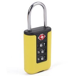 Babyhug Secure 3-Digit Luggage TSA Lock ??Black Lightweight Travel Lock Durable Combination Lock for Bags & Suitcases Compact & Easy to Use Free Size Number Lock.