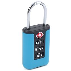 Babyhug Secure 3-Digit Luggage TSA Lock ??Black Lightweight Travel Lock Durable Combination Lock for Bags & Suitcases Compact & Easy to Use Free Size Number Lock.