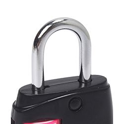 Babyhug Travel Luggage Tag with 3-Digit Combination Lock - Blue| Secure Metal Shackle| Lightweight Travel Lock| Durable Combination Lock for Bags & Suitcases| Compact & Easy to Use