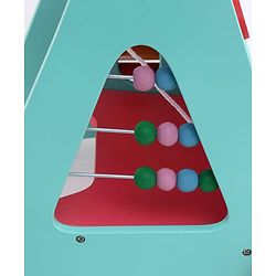Babyhug Disney Mickey & Friends Wooden Activity Walker with Xylophone and 6 Activities - Red| Baby Safe Material| Engaging Activity Toys