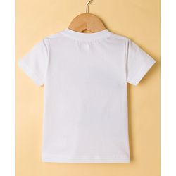 Babyhug Knit Full Sleeves Text Printed Blazer with T-Shirt - Multicolor