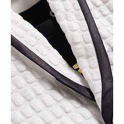 Babyhug Knit Full Sleeves Textured Premium Fabric Blazer with Tee - White