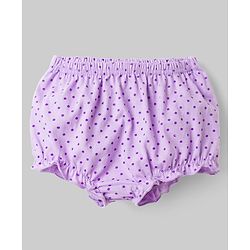Babyhug 100% Cotton Knit Antibacterial Bloomers with Floral Print Pack of 3 - Multicolor