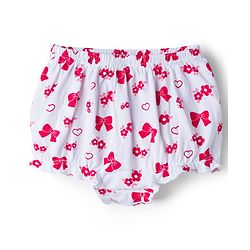 Babyhug 100% Cotton Knit Antibacterial Printed Bloomers Pack of 5 - Multicolor