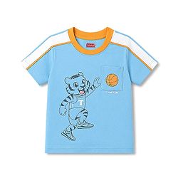 Babyhug Cotton Knit T-Shirt with Graphic Print Half Sleeves Multi Color 9-12 Months