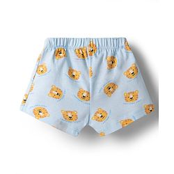 Babyhug 100% Cotton Knit Antibacterial Striped & Tiger Printed Trunks Pack of 3 - Multicolor