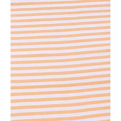 Babyhug Cotton Knit Hooded Towel With Tiger Embroidery & Stripes L 76 x B 68.5 cm - Orange