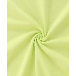 Babyhug Cotton Knit Hooded Towel With Embroidery & Crown Applique L 73 x B 73 cm - Lime Green