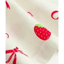 Babyhug Single Jersey Knit Sleeveless Frocks With Heart & Strawberry Print Pack of 2 - Multicolor
