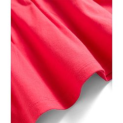 Babyhug Single Jersey Knit Half Sleeves Frocks With Heart Print Pack of 2 - Multicolor