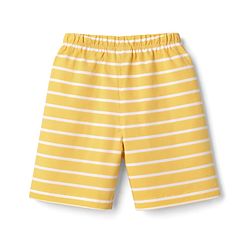 Babyhug Cotton Knit Half Sleeves T-Shirt & Shorts Night Suit with Teddy Print - Yellow