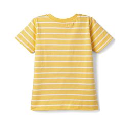 Babyhug Cotton Knit Half Sleeves T-Shirt & Shorts Night Suit with Teddy Print - Yellow