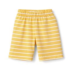 Babyhug Cotton Knit Half Sleeves T-Shirt & Shorts Night Suit with Teddy Print - Yellow