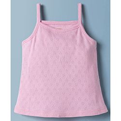 Babyhug 100% Cotton Single Jersey Knit Antibacterial Sleeveless Slips Pack of 3 - Multicolor
