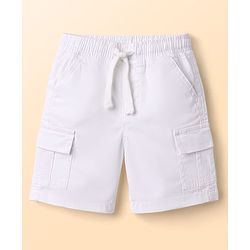 Babyhug Cotton Woven Half Sleeves Shirt & Denim Shorts Set with Tree Print - Multicolor