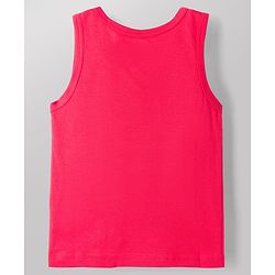 Babyhug 100% Cotton Knit Sleeveless Sando Vests With Teddy Bear & RainbowPrint Pack of 3 - Multicolor