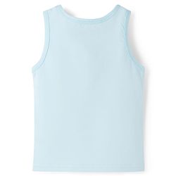 Babyhug 100% Cotton Knit Sleeveless Striped & Printed Sando Vests Pack of 3 - Multicolor
