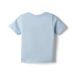 Babyhug Disney Single Jersey Knit Half Sleeves T-Shirt with Mickey Mouse Print -  Sky Blue