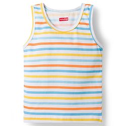 Babyhug 100% Cotton Single Jersey Knit Sleeveless Vests With Bear & Car Print Pack of 3 - Multicolor