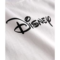 Babyhug Disney Single Jersey Knit Half Sleeves Front & Back Mickey & Friends Graphics - White