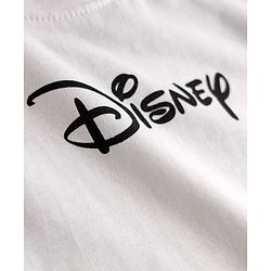 Babyhug Disney Single Jersey Knit Half Sleeves Front & Back Mickey & Friends Graphics - White