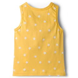 Babyhug 100% Cotton Knit Sleeveless Sando Vests With Taxi & Star Print Pack of 3 - Multicolor