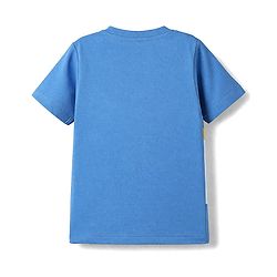 Babyhug Cotton Knit Half Sleeves T-Shirt & Shorts Night Suit with Dino Print - Blue