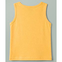 Babyhug 100% Cotton Knit Sleeveless Striped & Nautical Theme Printed Sando Vests Pack Of 3 - Multicolor