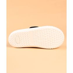 Cute Walk by Babyhug Velcro Closure Casual Shoes with Embroidery Detailing & Text Print - Yellow