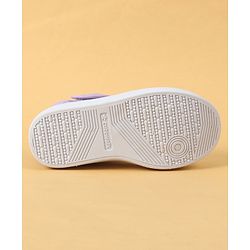 Cute Walk by Babyhug Velcro Closure Casual Shoes with Unicorn Print - Purple