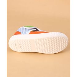 Cute Walk by Babyhug Velcro Closure Solid Casual Shoes - Navy Blue