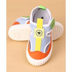 Cute Walk by Babyhug Velcro Closure Solid Casual Shoes - Navy Blue