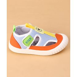 Cute Walk by Babyhug Velcro Closure Solid Casual Shoes - Navy Blue