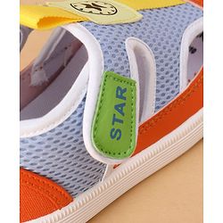 Cute Walk by Babyhug Velcro Closure Solid Casual Shoes - Navy Blue