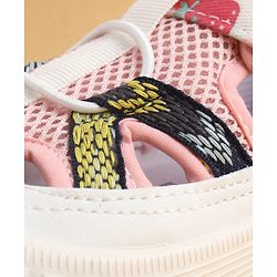 Cute Walk by Babyhug Velcro Closure Printed Casual Shoes - Pink