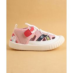 Cute Walk by Babyhug Velcro Closure Printed Casual Shoes - Pink