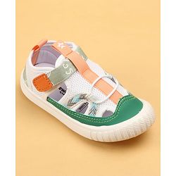 Cute Walk by Babyhug Velcro Closure Printed Casual Shoes - Pink