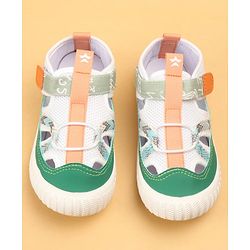 Cute Walk by Babyhug Velcro Closure Printed Casual Shoes - Pink
