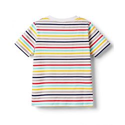Babyhug Cotton Knit Half Sleeves T-Shirt & Shorts Night Suit with Lion Print - White