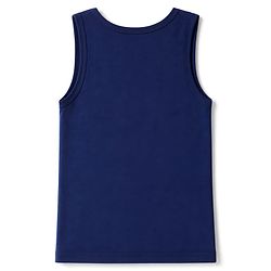 Babyhug 100% Cotton Single Jersey Knit Sleeveless Striped Sando With Panda & Star Print Pack of 3 - Blue, Yellow, Green
