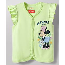 Babyhug Disney Interlock Knit Half Sleeves Frill Jhablas With Minnie Mouse Graphic Print Pack of 2 - Multicolor
