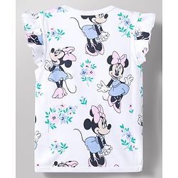 Babyhug Disney Interlock Knit Half Sleeves Frill Jhablas With Minnie Mouse Graphic Print Pack of 2 - Multicolor