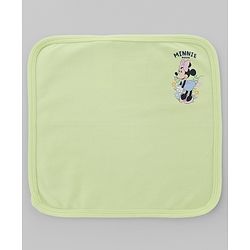 Babyhug DIsney Interlock Knit Hand & Face Towels With Minnie Mouse Graphic Pack of 2 L 27 x B 24 cm - Multicolor
