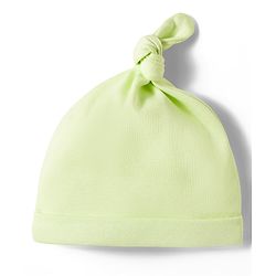 Babyhug Disney Interlock Knit  Pony Caps With Minnie Mouse Print Pack of 2 Multicolor - Diameter 16 cm