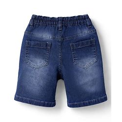 Babyhug Cotton Woven Half Sleeves Checks Shirt & Denim Shorts Set - Blue